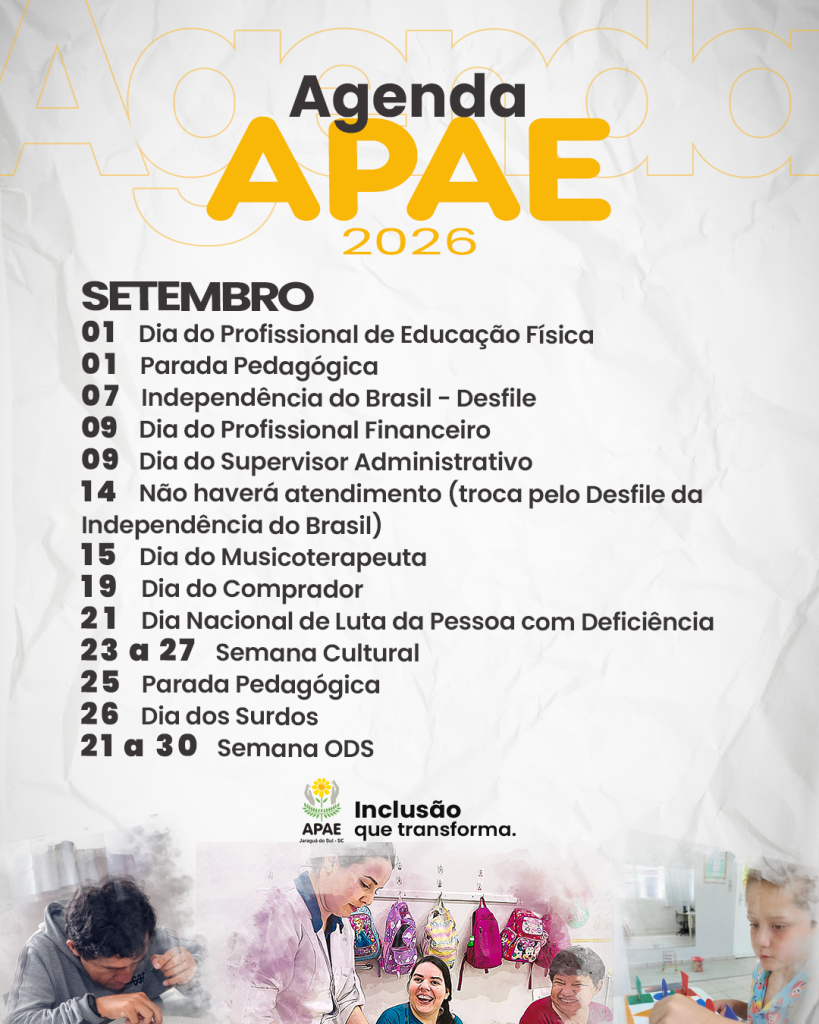 Agenda de Setembro